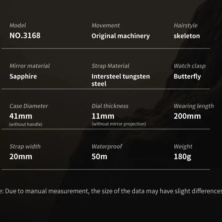 OUPINKE 3168 Gold Men Automatic Tourbillon Mechanical Watch Top Luxury Swiss Brand Tungsten Steel Hollow Men Watch Montre Homme