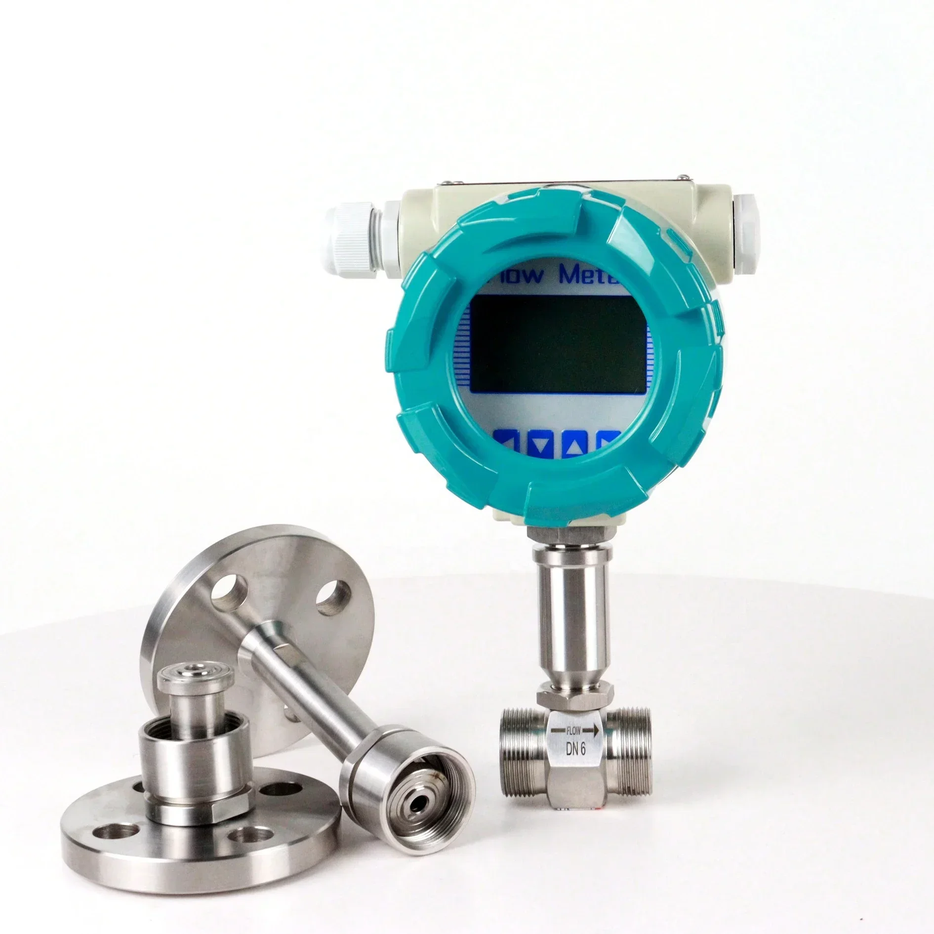 

Low Viscosity Liquid Flow Calculator 24DC Power Supply 50mm Flow Meter to Test Hydraulic Oil Beverage Water Methanol flows 2"