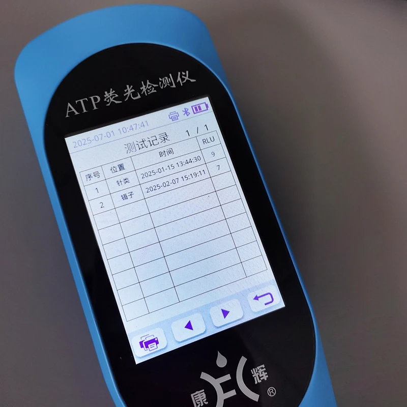 Portable ATP Detector for Residual Detection of Microorganisms and Other Organisms