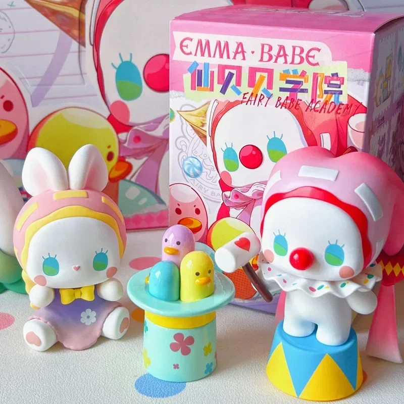 Emma Secret Forest BABE Fairy Baby Academy Series Blind Box Cute Action Figure Toys Mystery Surprise Cute Box Dolls Girls Gift