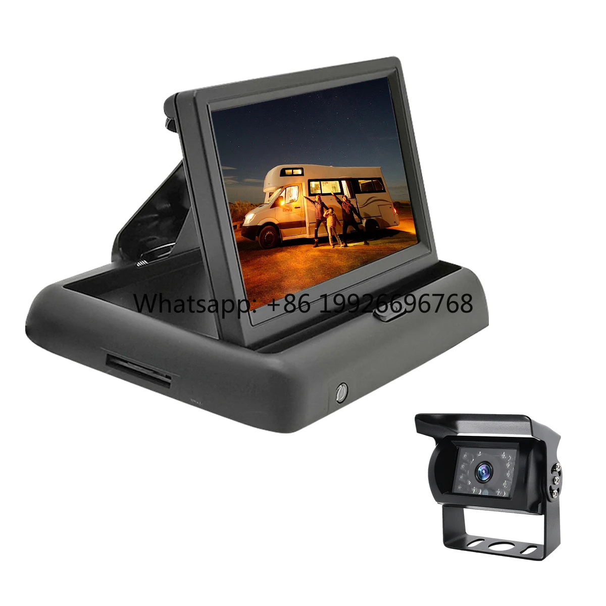 

5 Inch LCD Car Truck Vehicle Small Mini Digital Screen Flip Down Folding Foldable Camera System