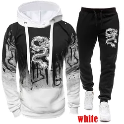 Autumn Winter Men's Tracksuit Mens Casual Sports Wear Fashion Male Pullover Sweatershirt Jogging Suits Mens Outfits