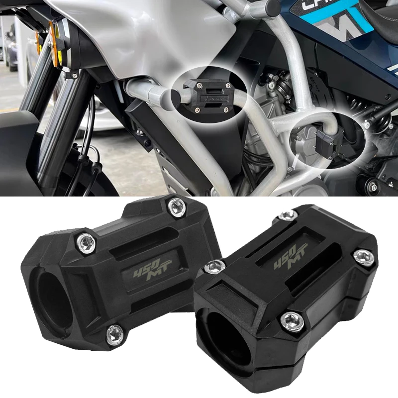 Motorcycle Engine Crash Bar Protector Bumper Guard Decorative Block FOR CFMOTO CF450MT 450MT 450 MT MT800 800MT