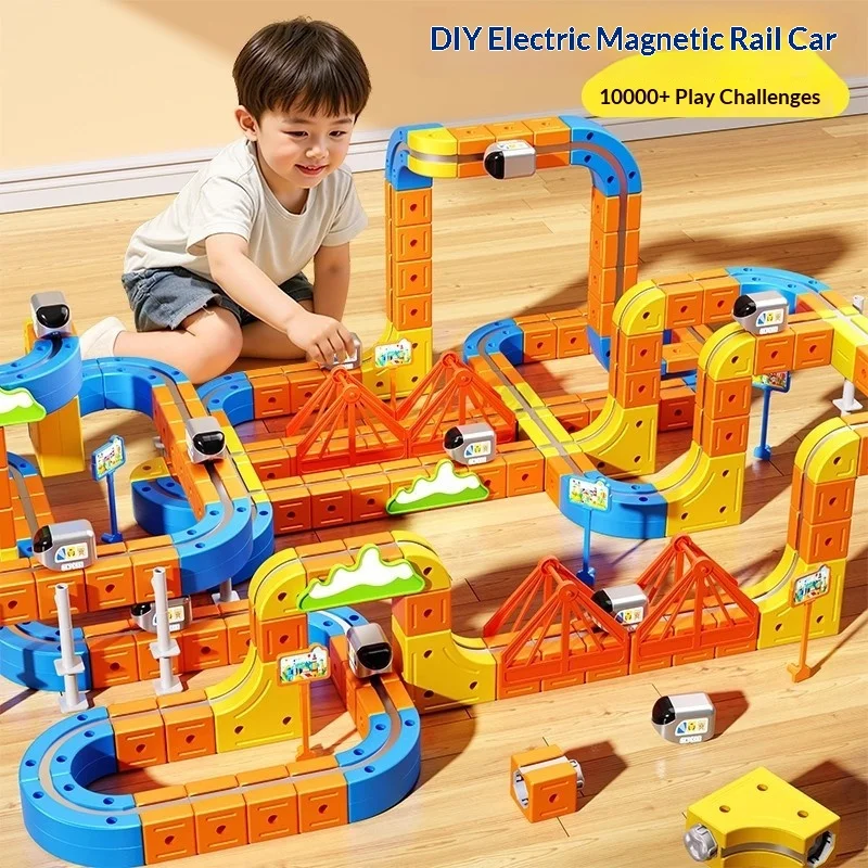 Nowa, magnetyczna kolejka antygrawitacyjna to prezent urodzinowy dla dzieci, który uwolni ich dłonie.