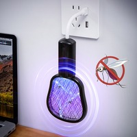 USB Mosquito Swatter Lamp with UV Light Silent Electric Mosquito Killer Bug Insect Trap Tools for Bedroom Office Travel Use