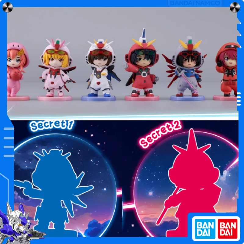 

Bandai GUNDAM SEED DESTINY Action Figure Model Kira Yamato Thrun Zala EX CASHAPON Q-version Gundam Pajama Doll Clothing Original