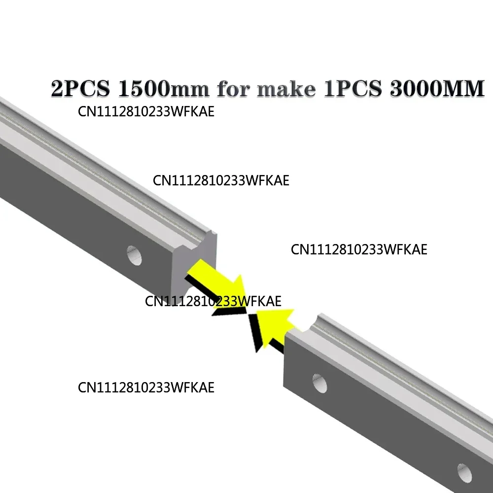 Level P Linear Guides 2PCS  2000-4000mm Linear Rails HGR20 HGR25 Rail + 4 PCS HGH25CA HGH20CA Slides Carriages for CNC Engraving
