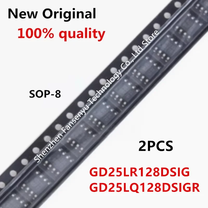 (2pcs)100% New original GD25LQ128DSIGR 25LQ128DSIG 25LQ128CSIGR GD25LR128DSIG SOP-8 Chipset