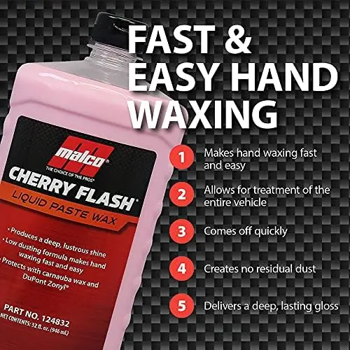 Cherry Flash Liquid Paste Wax – 64oz 4