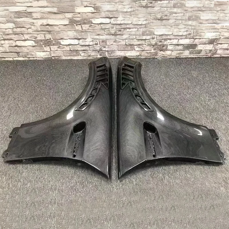 حاجز أمامي عالي الأداء من ألياف الكربون الحقيقية GT4-R-S مناسب لسيارات BMW 3 Series E90 E92 M3