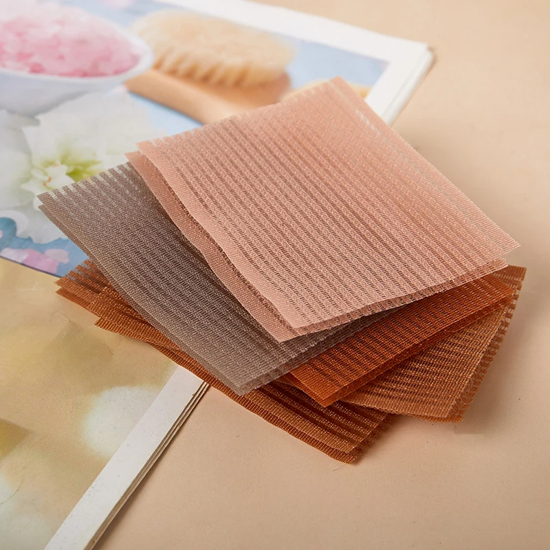 10Pcs Novel Front Hair Fringe Fashion Stabilizer Makeup Sticker Pad Patch Pastel Clip Bangs Magic Tape Fringe Girls Gifts