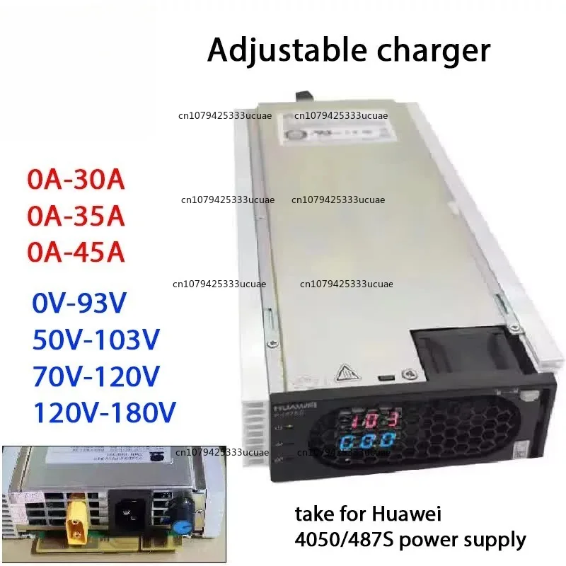 0A - 45A 0V a 168V Cargador de voltaje ajustable 4850 Batería de litio Ion Lifepo4 12V 24V 48V 72V 84V 96V 120V 144V 30A