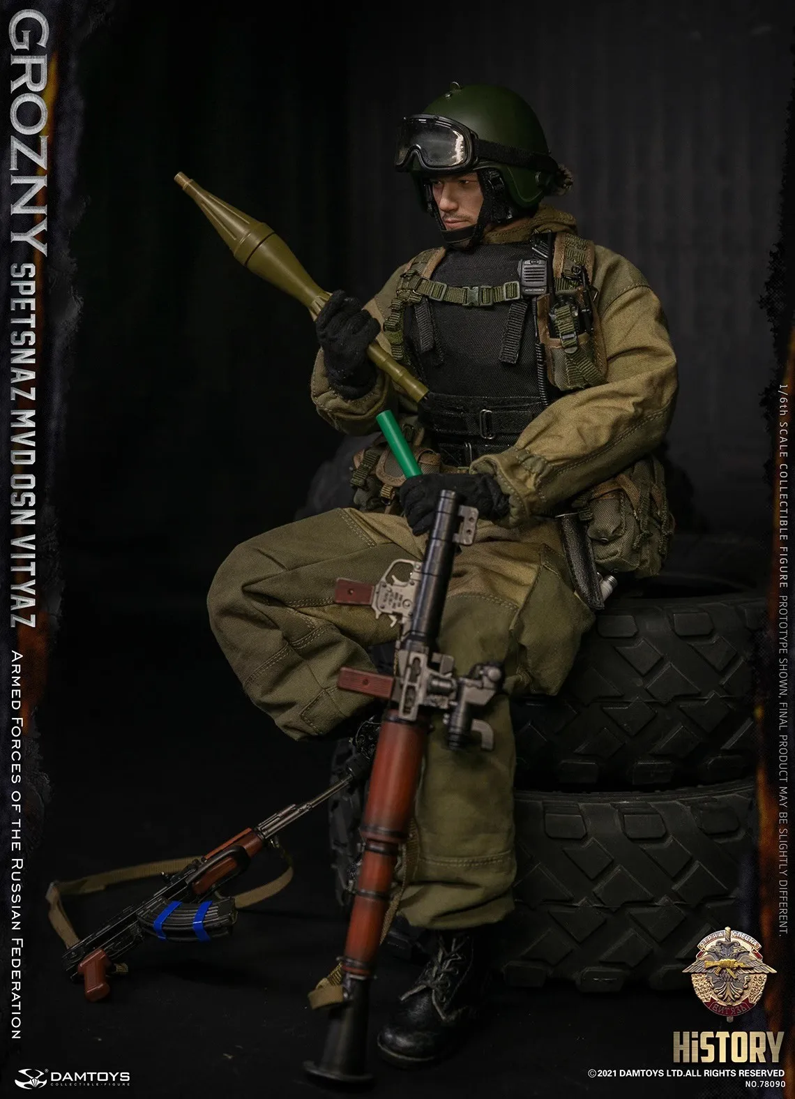 DAMTOYS DAM 78090 1/6 Soldato Bambola SPETSNAZ MVD OSN Vityaz GROZNY Set Completo 12 \'\'Action Figure Modello Giocattolo In Magazzino