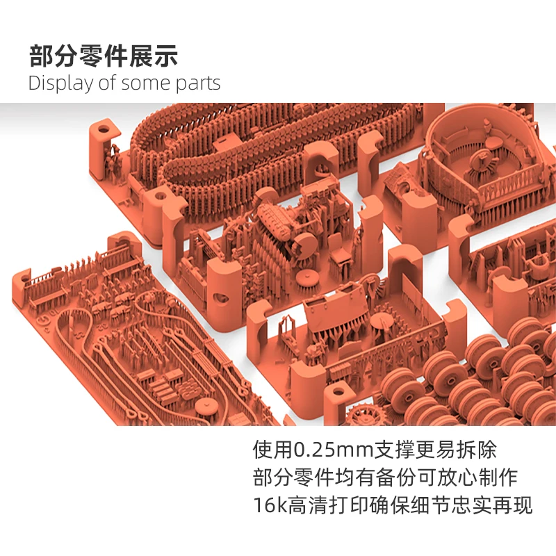 1/72 1002 Kit di stampa 3D modello di carro armato strutturato antimagnetico completamente integrato di gamma media tigre tedesca