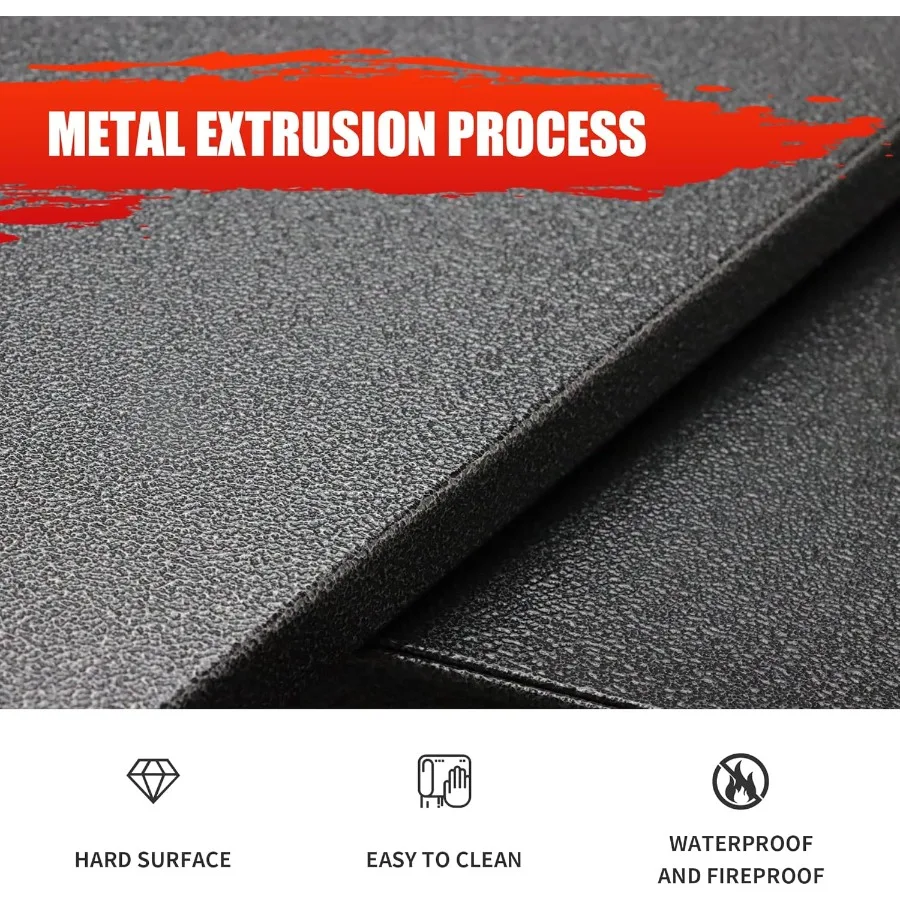 رف تخزين معدني عالي التحمل، وحدة رفوف صناعية مكونة من 5 طبقات لتنظيم المرآب، رف أدوات مع بناء معدني متين #4