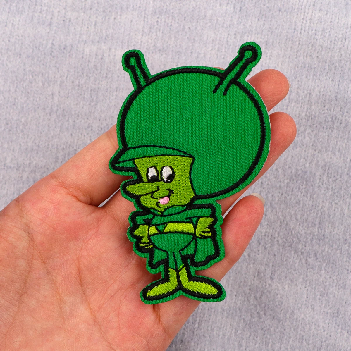 Cute Alien Patches for Clothing Cartoon Embroidered Patches on Clothes Stickers DIY Ironing Appliques Jacket Jeans Stripes