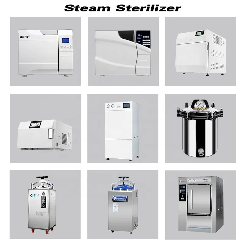 Cost-effective Disinfection Equipment Table Top 8L Class B Steam Sterilizer Autoclave Machine