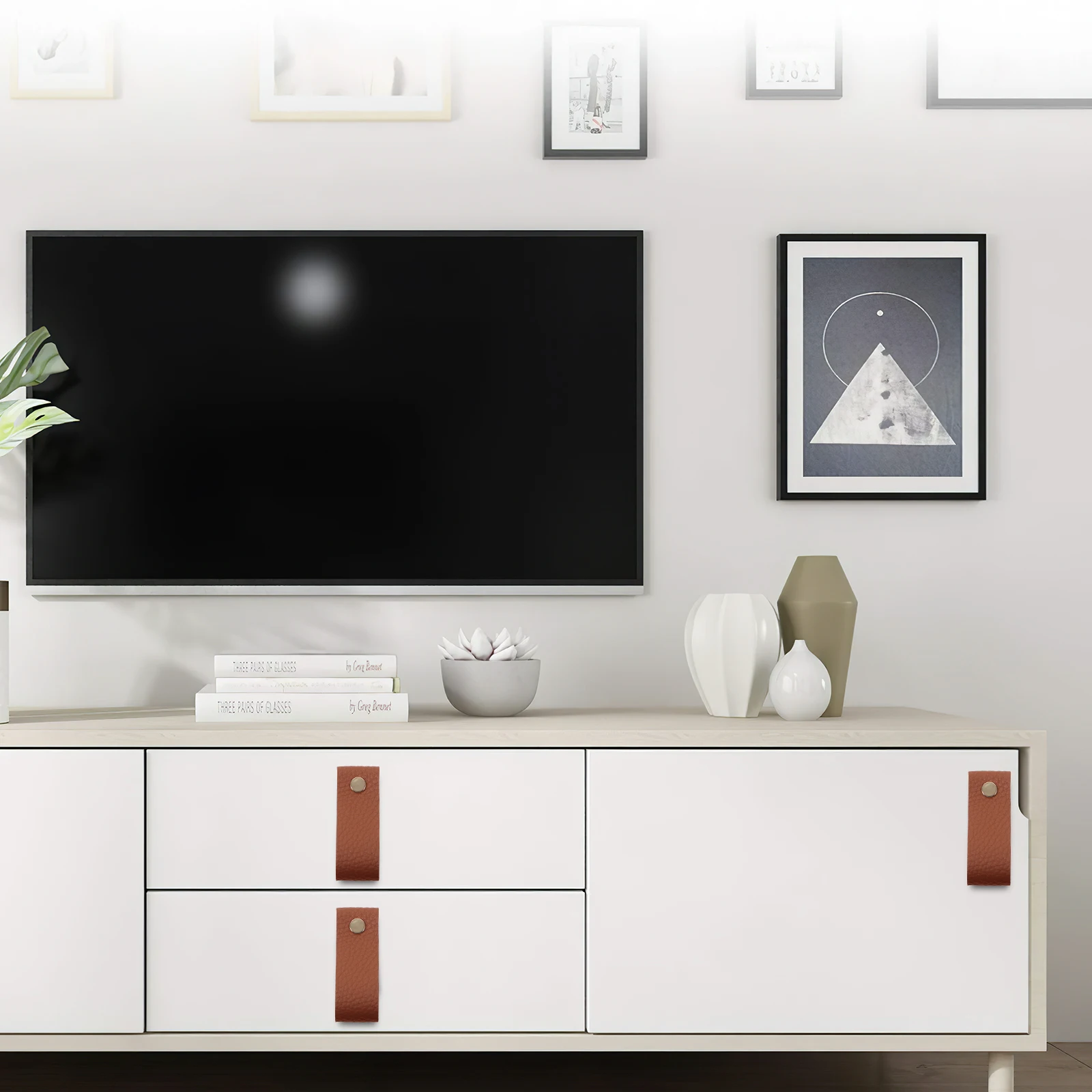 

4pcs Drawer Pulls Soft Flexible Anti Resistant Handles For Furniture Cabinet Dresser Knobs