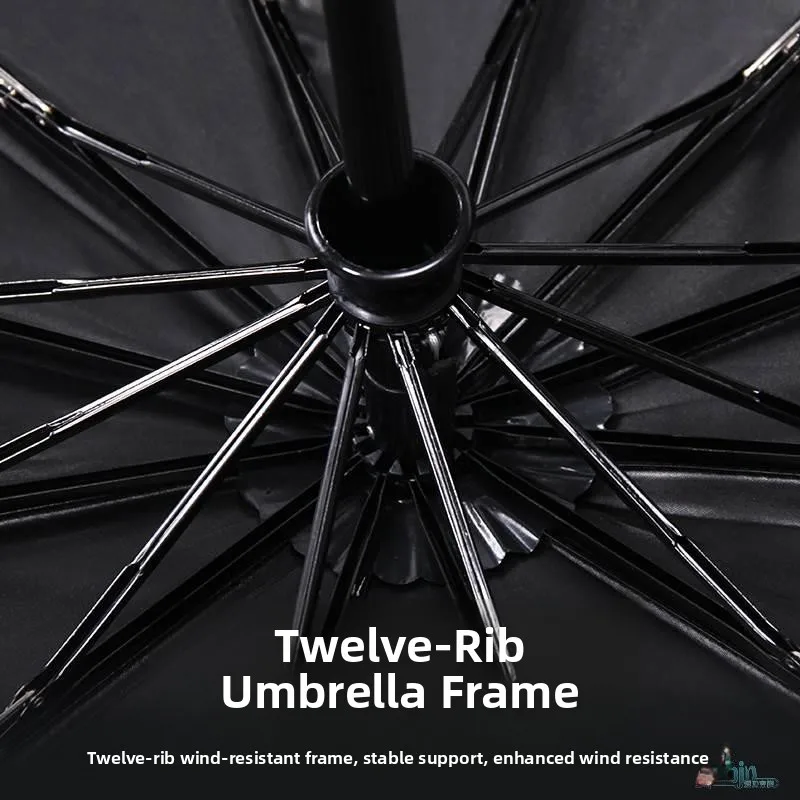 

Portable ex Plain Color Umbrella Sunade Waterproof Double Person Rain And Sun Protection Large Size Auatic Walking S...