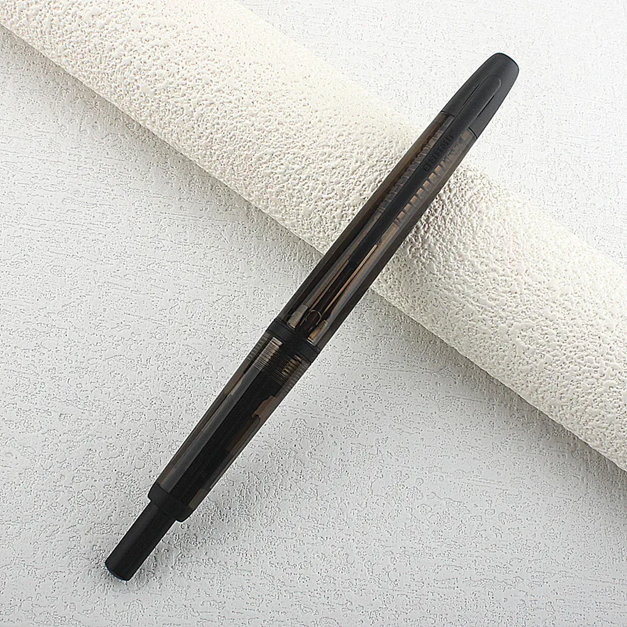

JINHAO 20 Press Fountain Pen Retractable EF F Nib Metal Black Writing Ink Pen with Converter School Office Supplies Stationery