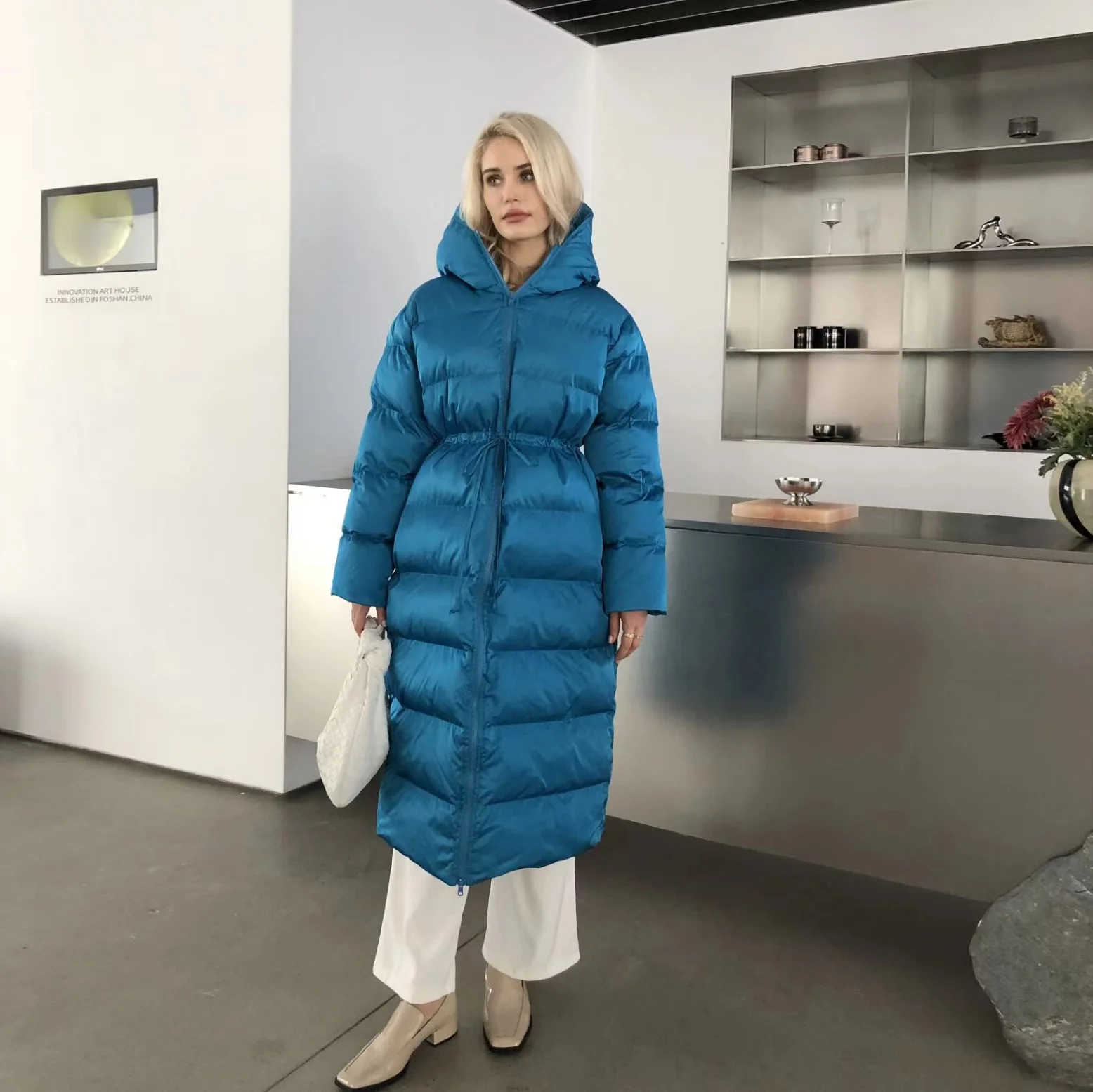 Parkas cálidas y gruesas para mujer, abrigo elegante de invierno, 2024