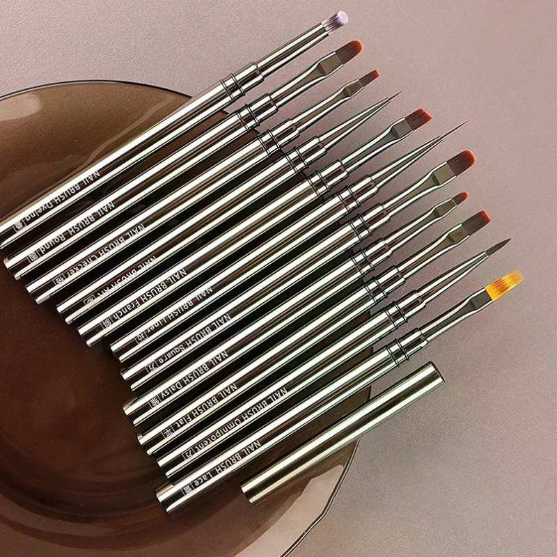 /JCS/Nail Art Brush Liner Brush Stripe Pattern Painting Brush UV Gel Extension Drawing Carving Pen DIY Manicure Tool 1PCS
