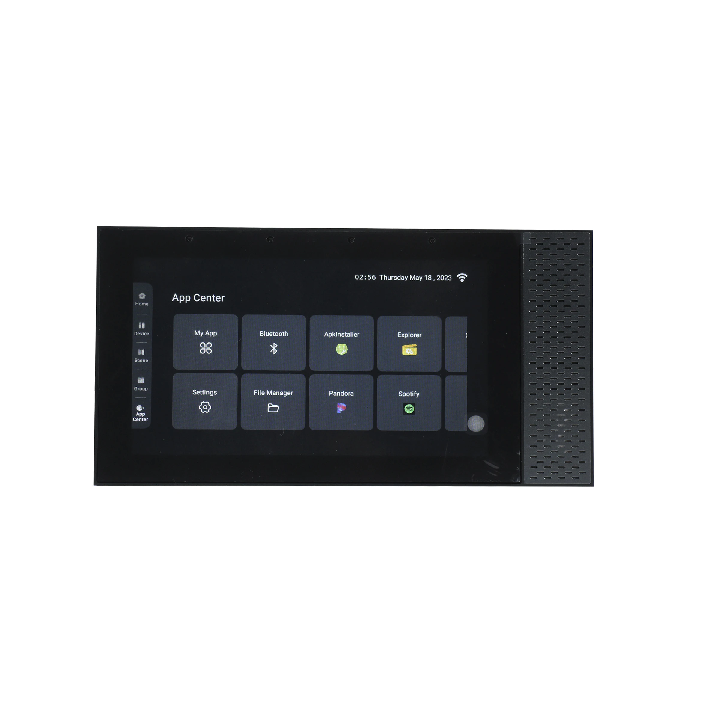 T Smart Home Background Music Host Smart Home Audio Control Panel Set WiFi 2*25w Blue Tooth Wall Amplifier With RJ45/RS485