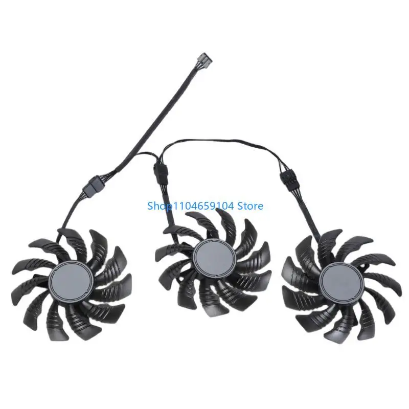 78MM Cooling Fan PLD08010S12HH for RTX3050 3060 GAMING Graphics Cards Fan