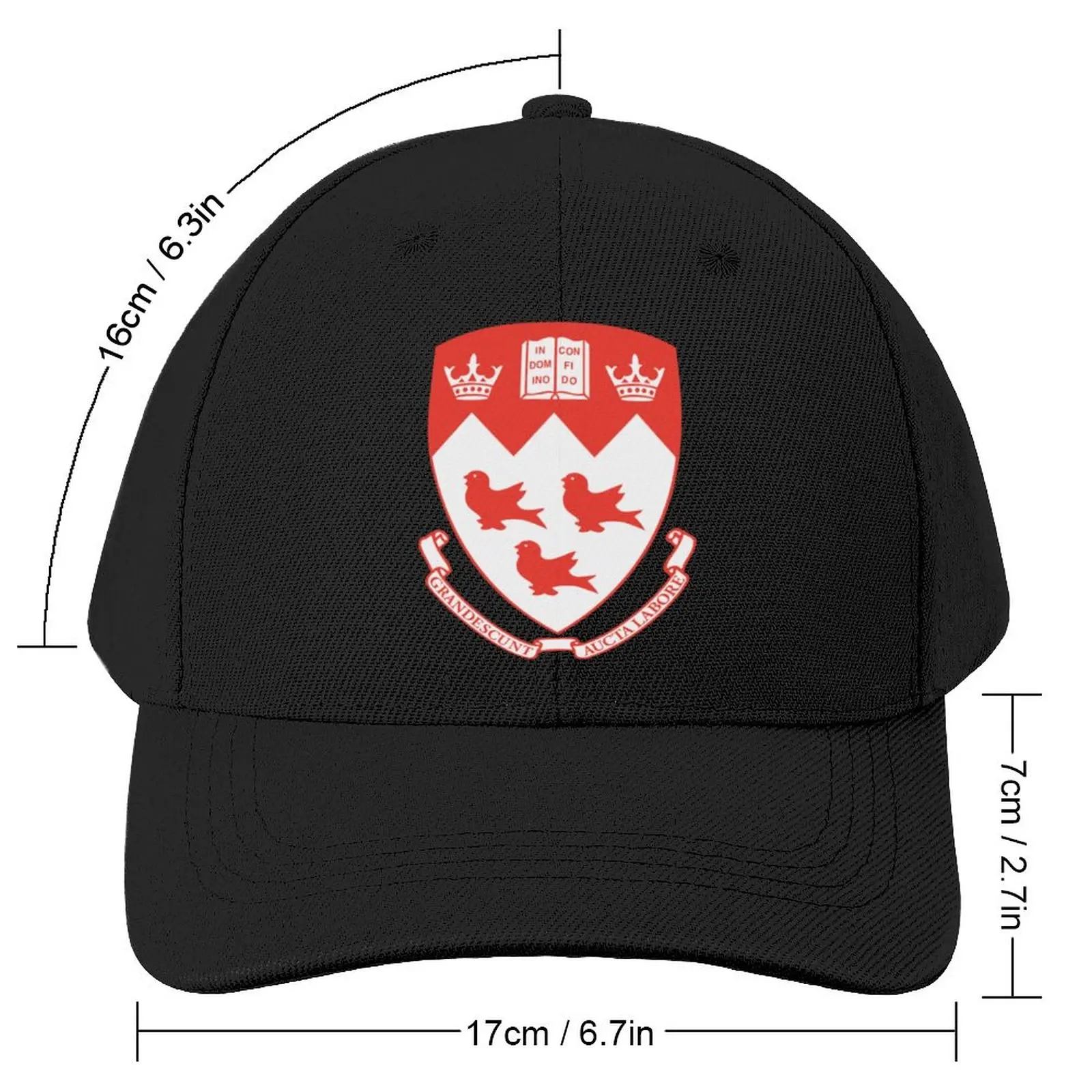 McGill University Icon Baseball Cap Christmas Hats Luxury Hat Ball Cap Fishing Caps Hat For Girls Men's