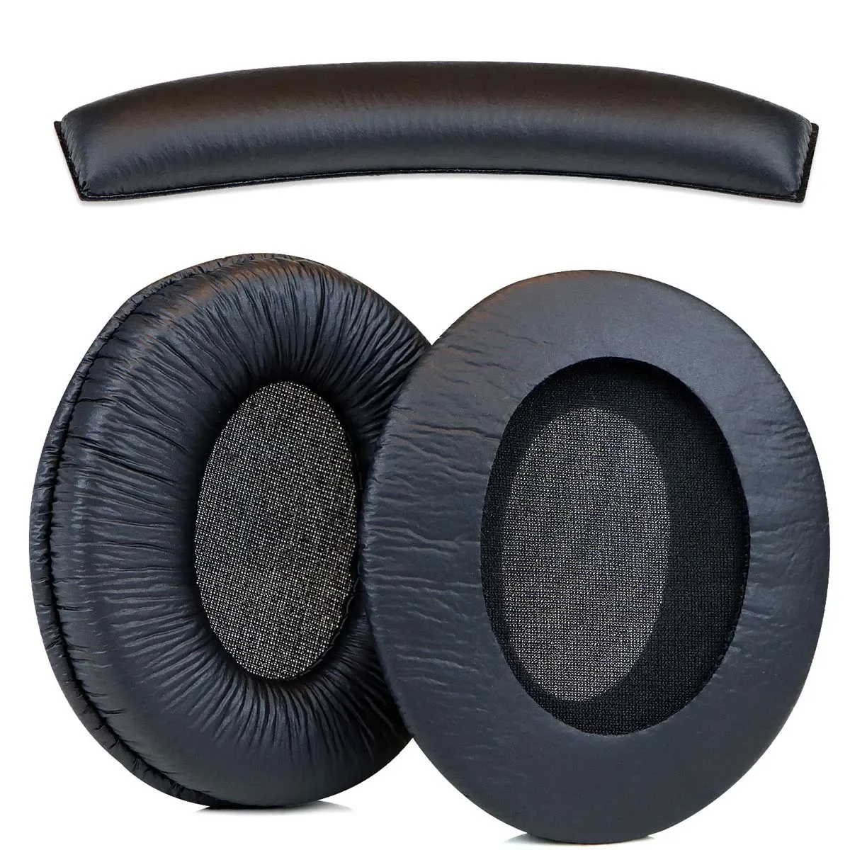 

Подушечки на голову подходит для Sennheiser HD202 HD212 HD437 HD447 HD457 HD477 HD497 Наушники Гарнитура Черная протеиновая кожа Мягкая пена
