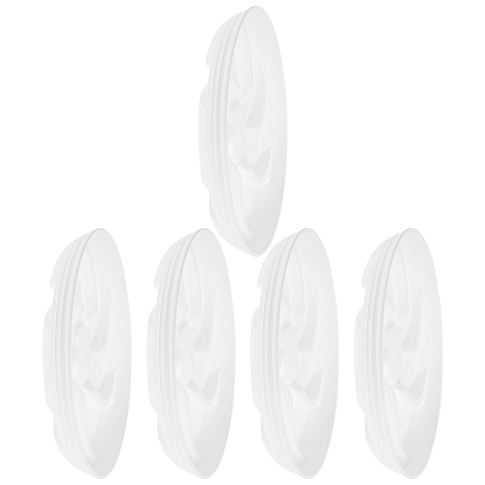 

5pcs Resin Flowerpot Trays Round Plant Pot Base Gardening Supplies Bonsai Tray Carpet Stable Wear Strip Easy Moving