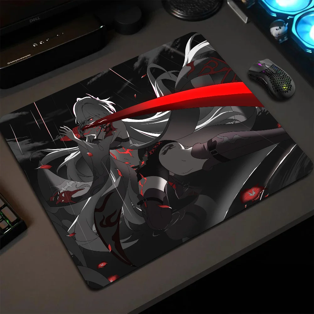 Acheron Honkai Star Rail Mousepad Small LockEdge Mouse Pad For Gamers Computer Desk Pad Rectangular Anti-slip Rubber