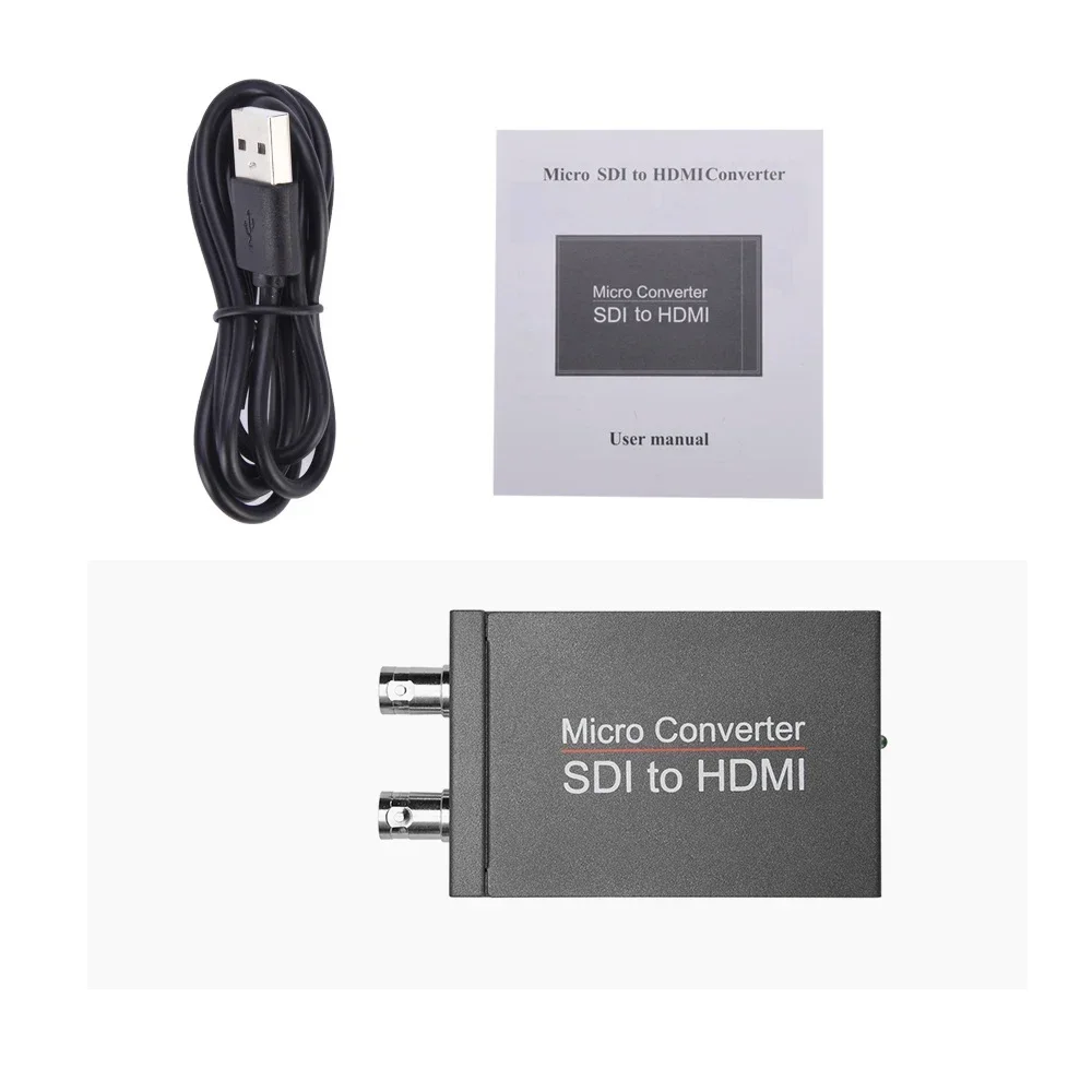 

HD 3G Video Converter SDI To HDMI SDI Adapter Audio Video Converter for Camera Video Recorder To TV Monitor