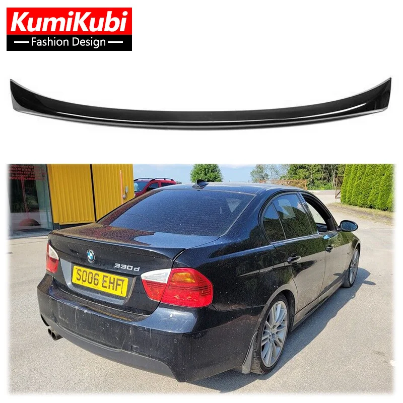 For BMW 3 Series E90 320i 320li 325li 328i AC Style Spoiler 2005-2012 Car ABS Unpainted Primer Rear Trunk Boot Wing Lip Spoiler