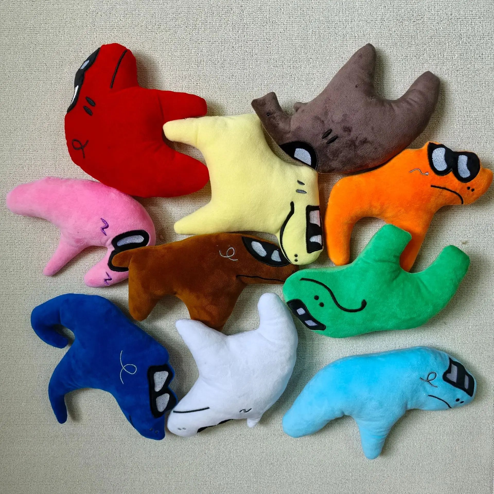 Kawaii Horse Race Tests Plush Toy, Multiple Color Options Funny Meme Horse Stuffed Doll, Creative Collectible Plush Gifts.