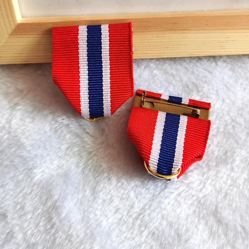 Badge ribbon Medal Ribbons High quality Ribbons commemorative Medal ribbon collectibles badge Support custom Metal Ribbon