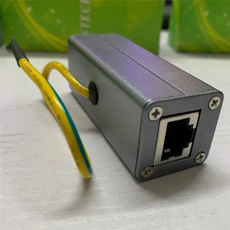 A41Z-1PC RJ45 Ethernet Network Device Surge Protector Ethernet SPD 8-Core Network Cable Interface Monitoring Arrester