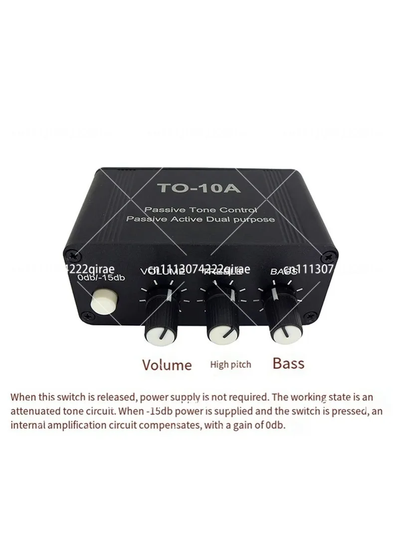 NE5532 Stereo Preamp Board Audio Signal Amplifier Treble Bass Volume Control Headphone Amp