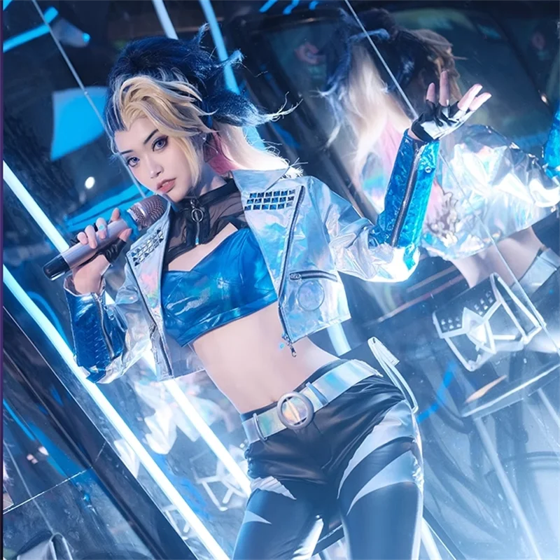 

Косплей-костюм LOL KDA 2020 Akali, униформа на Хэллоуин для женщин
