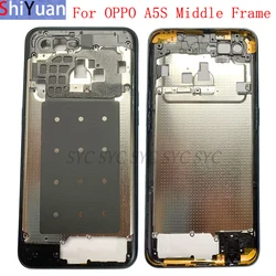 Phone Housing Middle Frame Center Chassis Cover For OPPO A5S AX5S Middle Frame Replacement Repair Parts