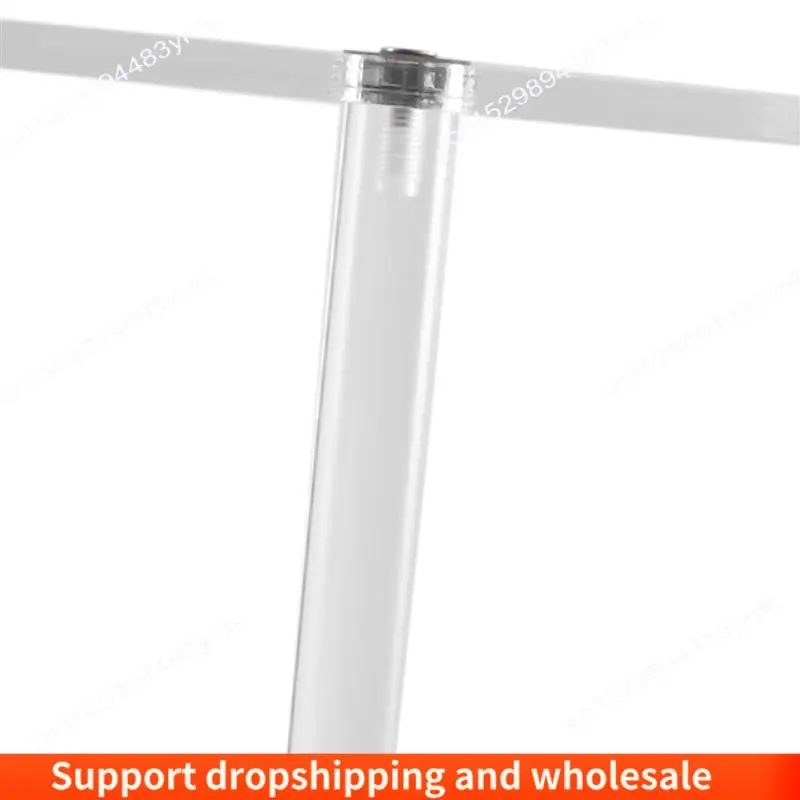 AA86 Acrylic Sunglasses Holder Stand 360 Degree Rotating Eyeglasses Display Rack Eyewear Organizer Transparent Double Layer Dura
