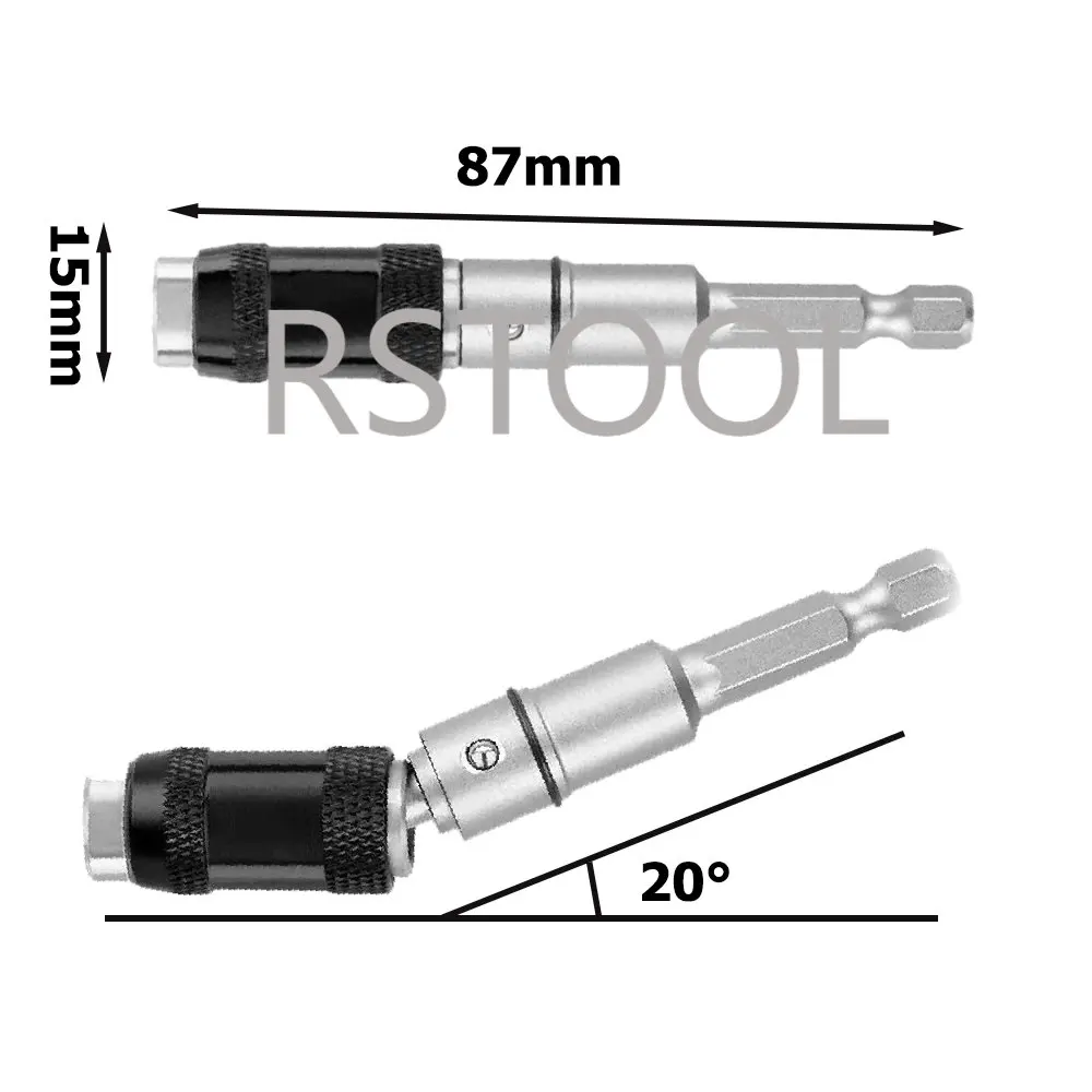 

1/4 "Hex Magnetic Screw Drill Tip Drill Hand Tools Durable Locking Bit Quick Change Holder Drive Guide Drill Bit Screwdriver Bit