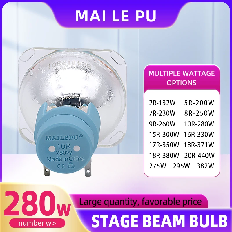 Original mobile head light bulb MSD platinum 280W 10R Lamp Stage light beam lamp bulb