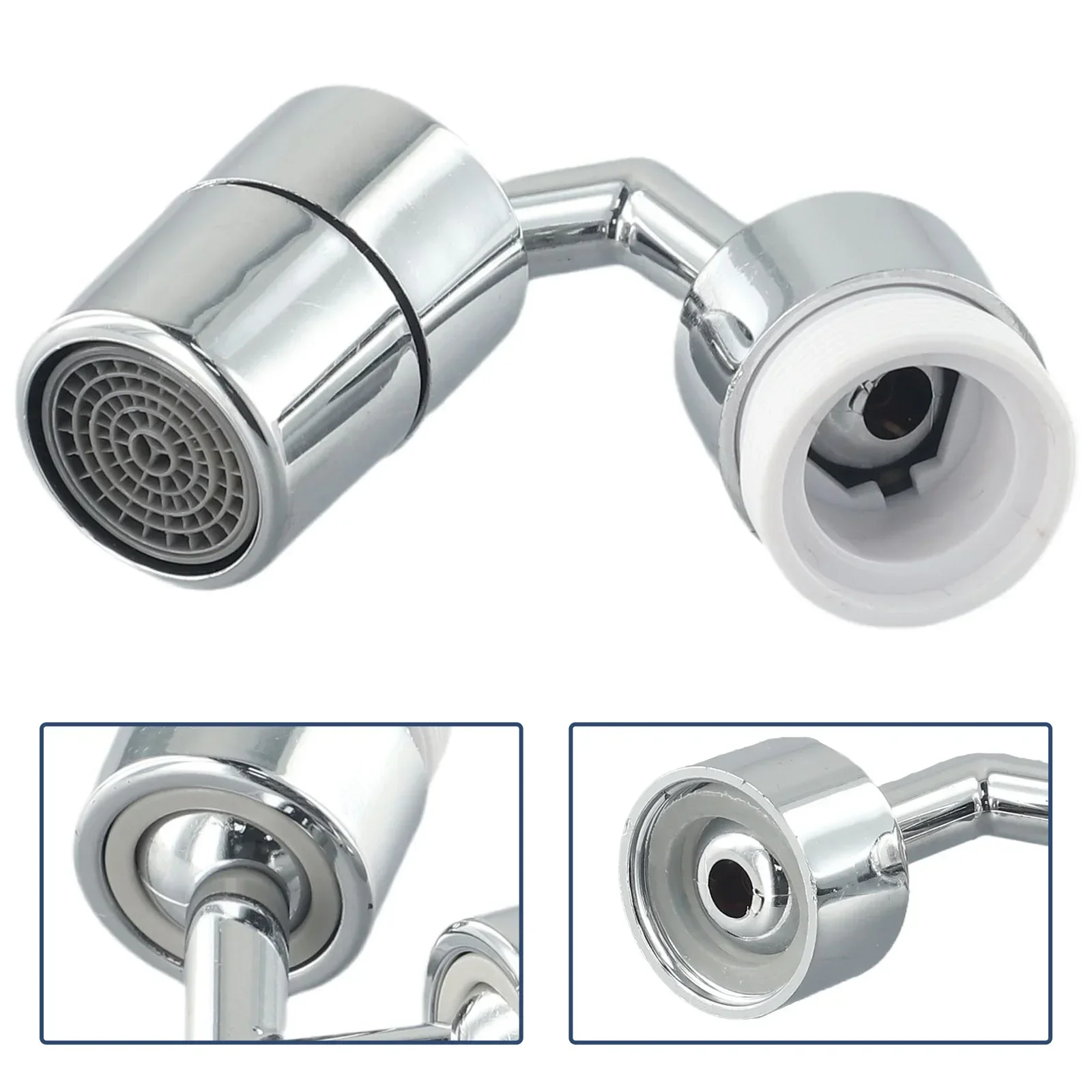 Universal 720° Rotatable Faucet Aerator Extender Plastic Splash Filter Faucets Bubbler Nozzle Robotic Arm For Kitchen Bathroom