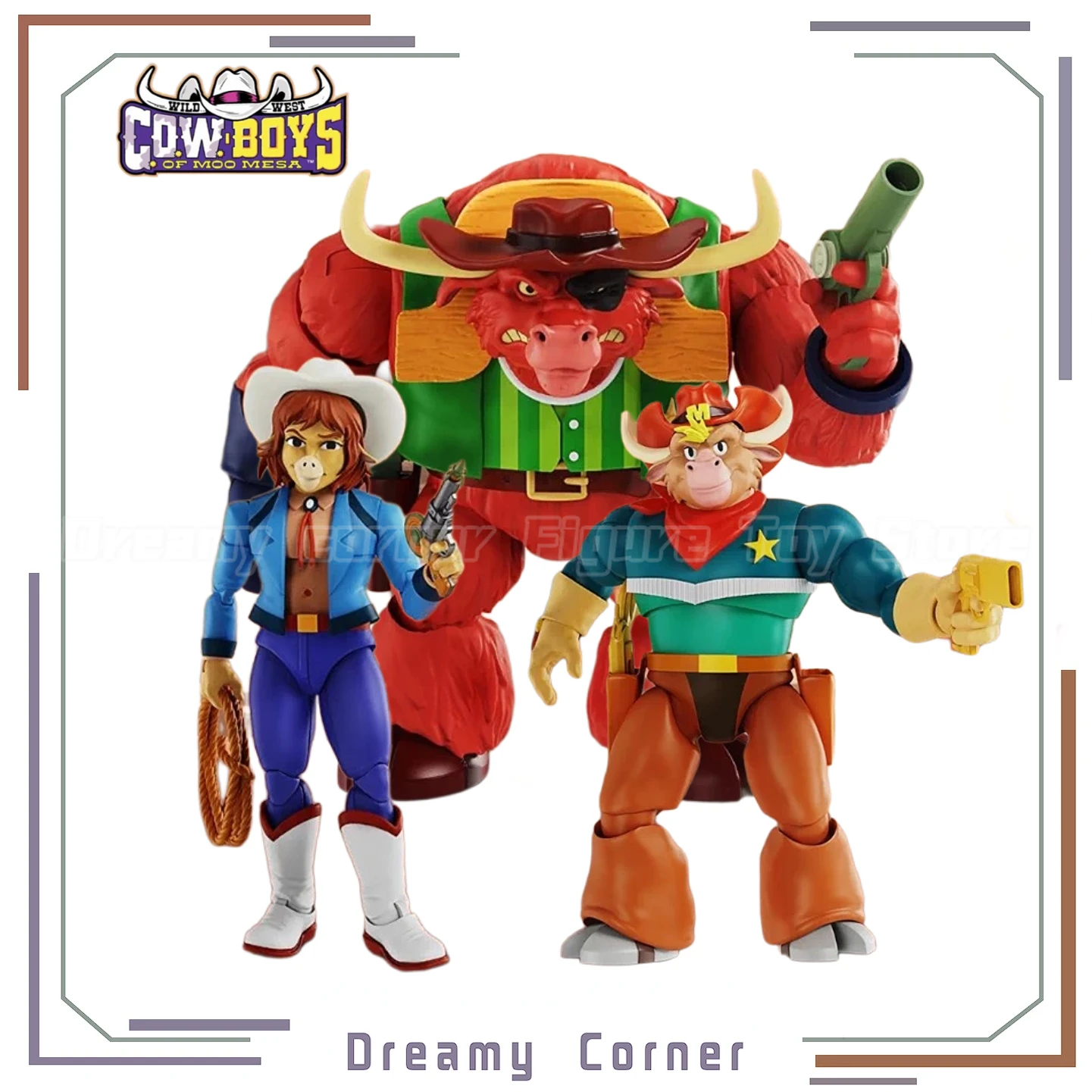 

【In Stock】Original Nacelle Wild West C.O.W.-Boys of Moo Mesa Kate Marshal MooTerrorbull 1/12 Action Figure Toy Gift