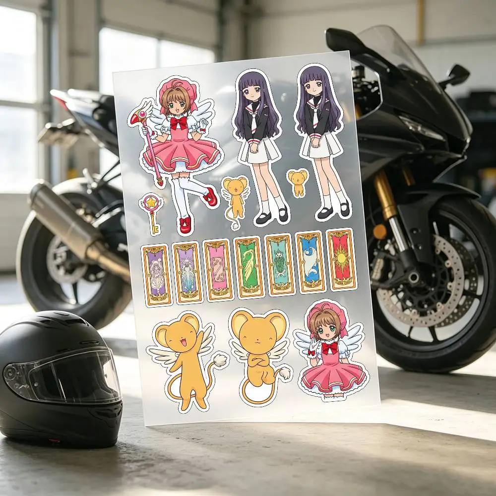 Popular Anime C-Cardcaptor Sakura Stickers Auto Body Bumper Windows Motorcycle Laptop Walls Vinyl Decal Car Tuning Accessories