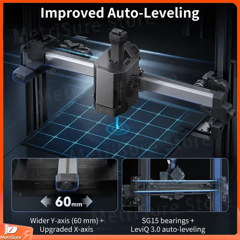 3 V2 Combo 3D Printer High Precision FDM Dual Extruder Heated Bed Fast Printing DIY Assembled Auto Leveling Large Build