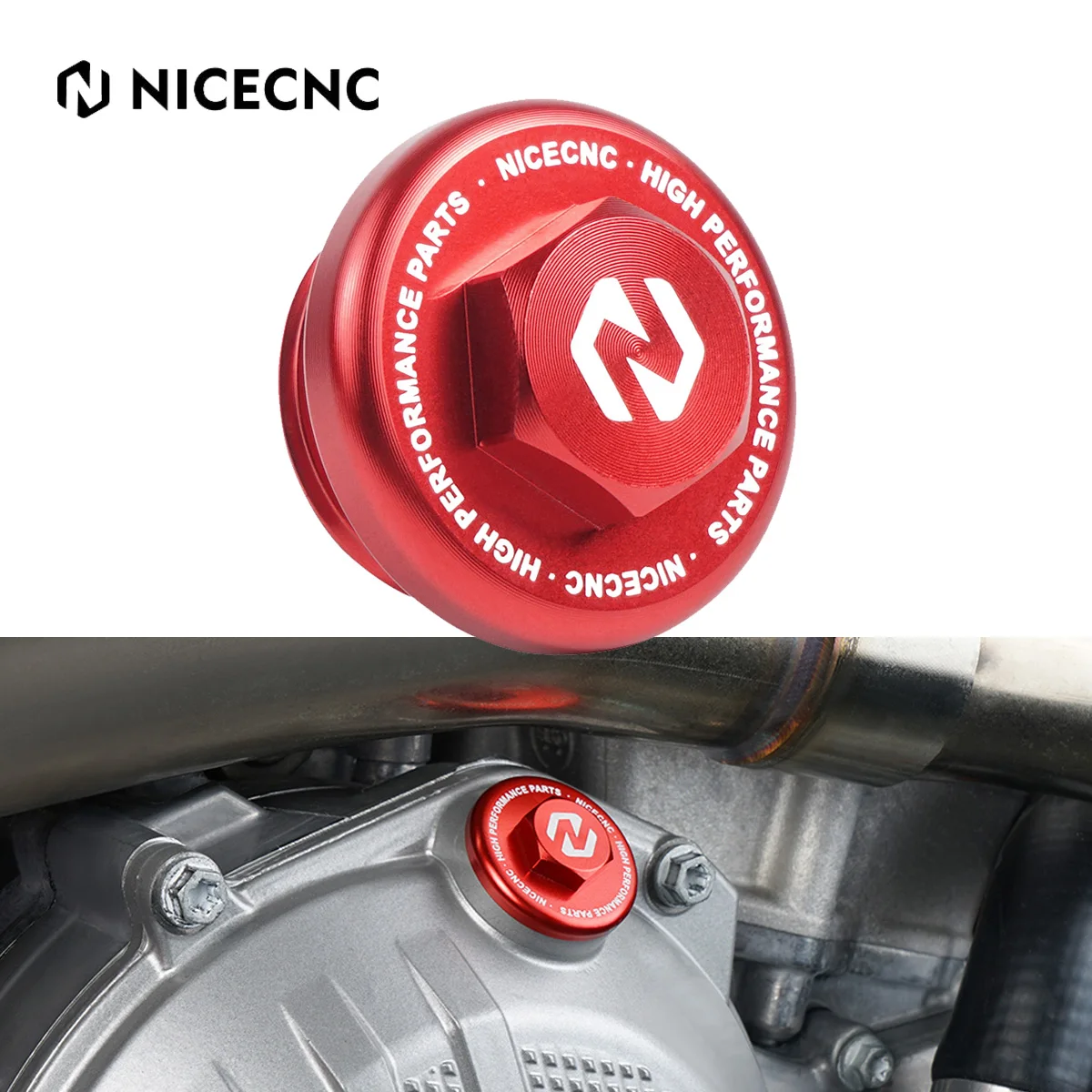

NICECNC For Beta RR 300 Xtrainer 300 2018-2024 2023 2022 2021 Motocross Engine Oil Filler Cap Cover Guard Aluminum RR 250 RR 200