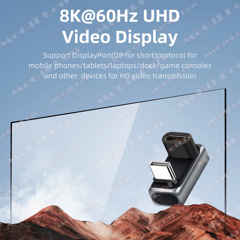USB4.0 ThunderBolt 4 80Gbps محول البيانات 8K @ 60 هرتز 240 واط 5A نوع C إلى USB C محول شحن سريع محول لماك بوك سطح البخار