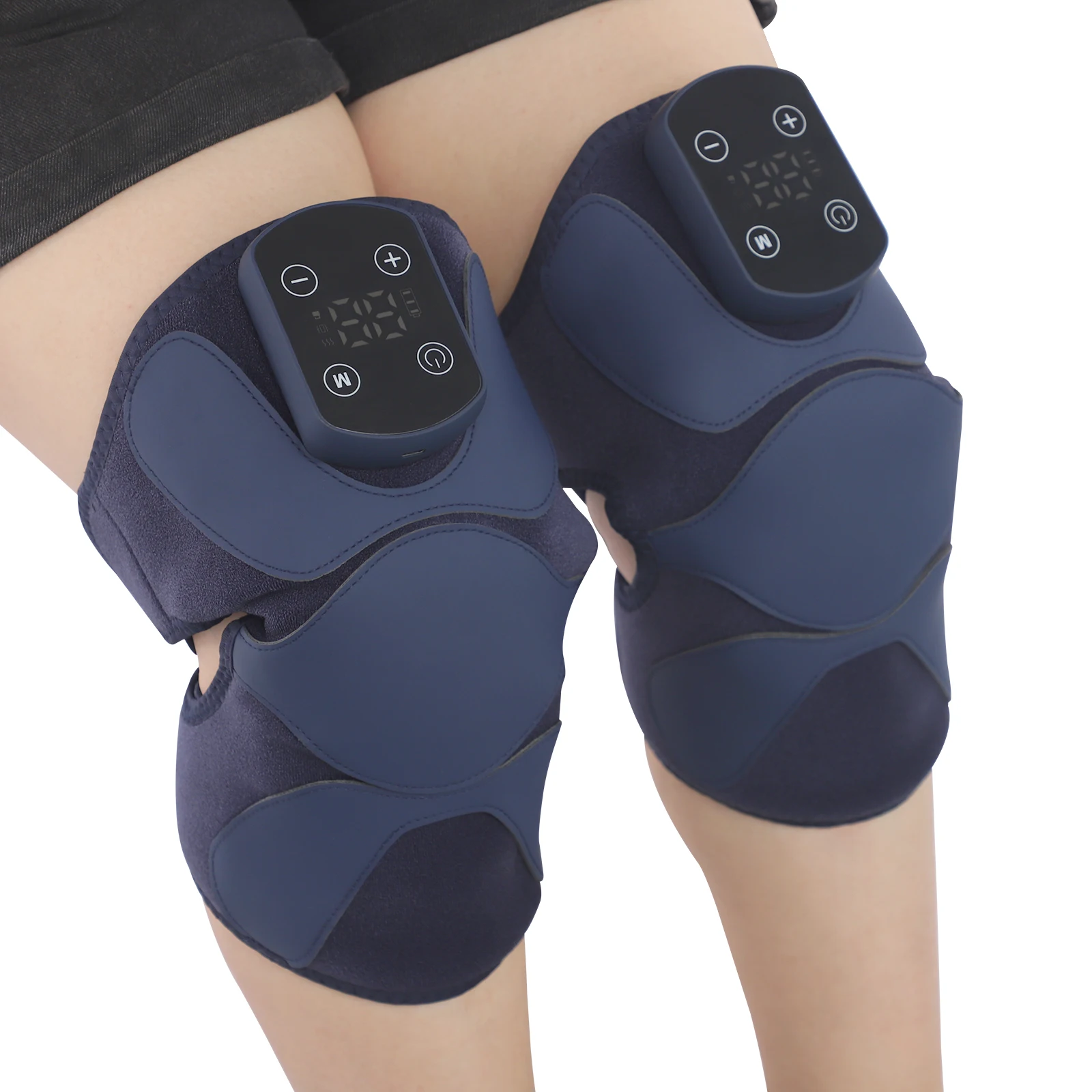 

Heating and Vibrating Knee Massage Pad for Shoulder Elbow Hot Compress with Adjustable 5 Levels of Heating,Battery Powered